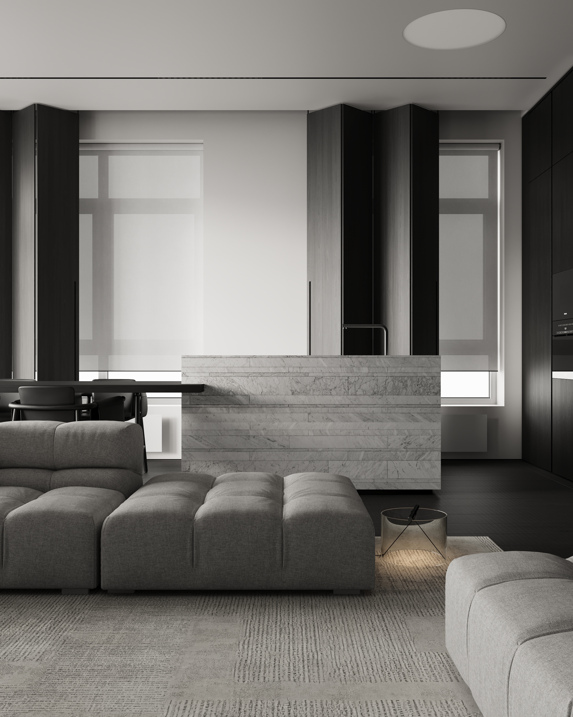 Спальня с комфортной обстановкой и качественной мебелью