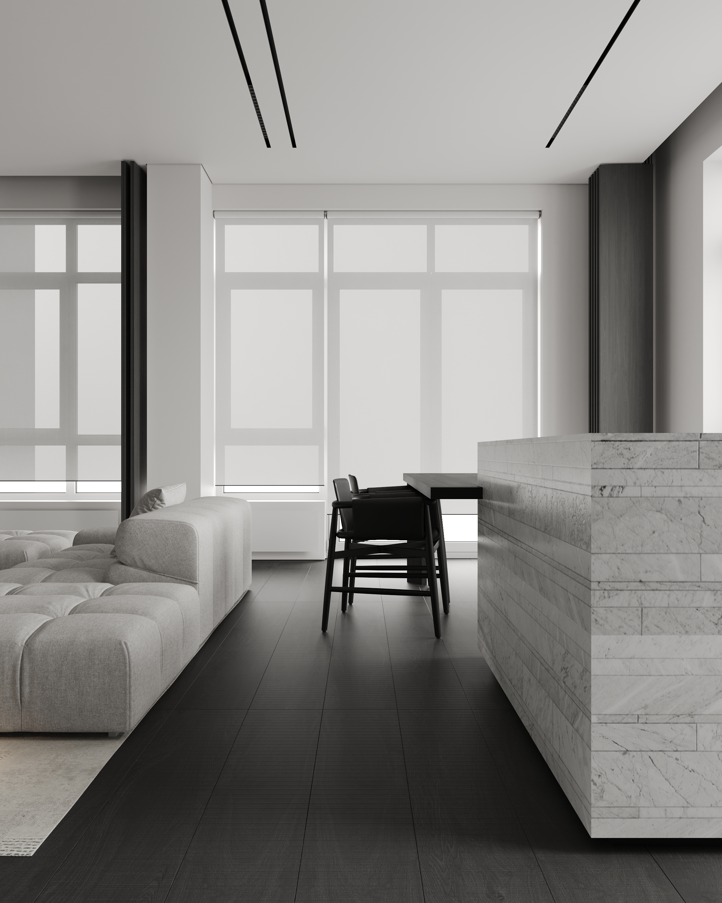 Ванная комната с комфортной обстановкой