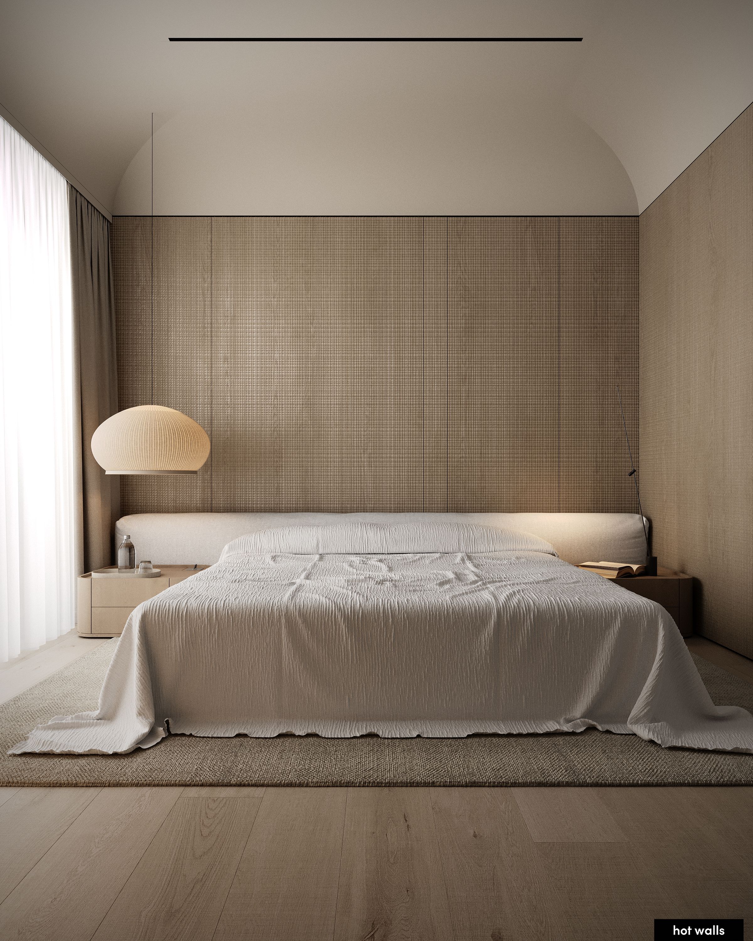 Гостиная в минималистичном стиле с функциональной мебелью