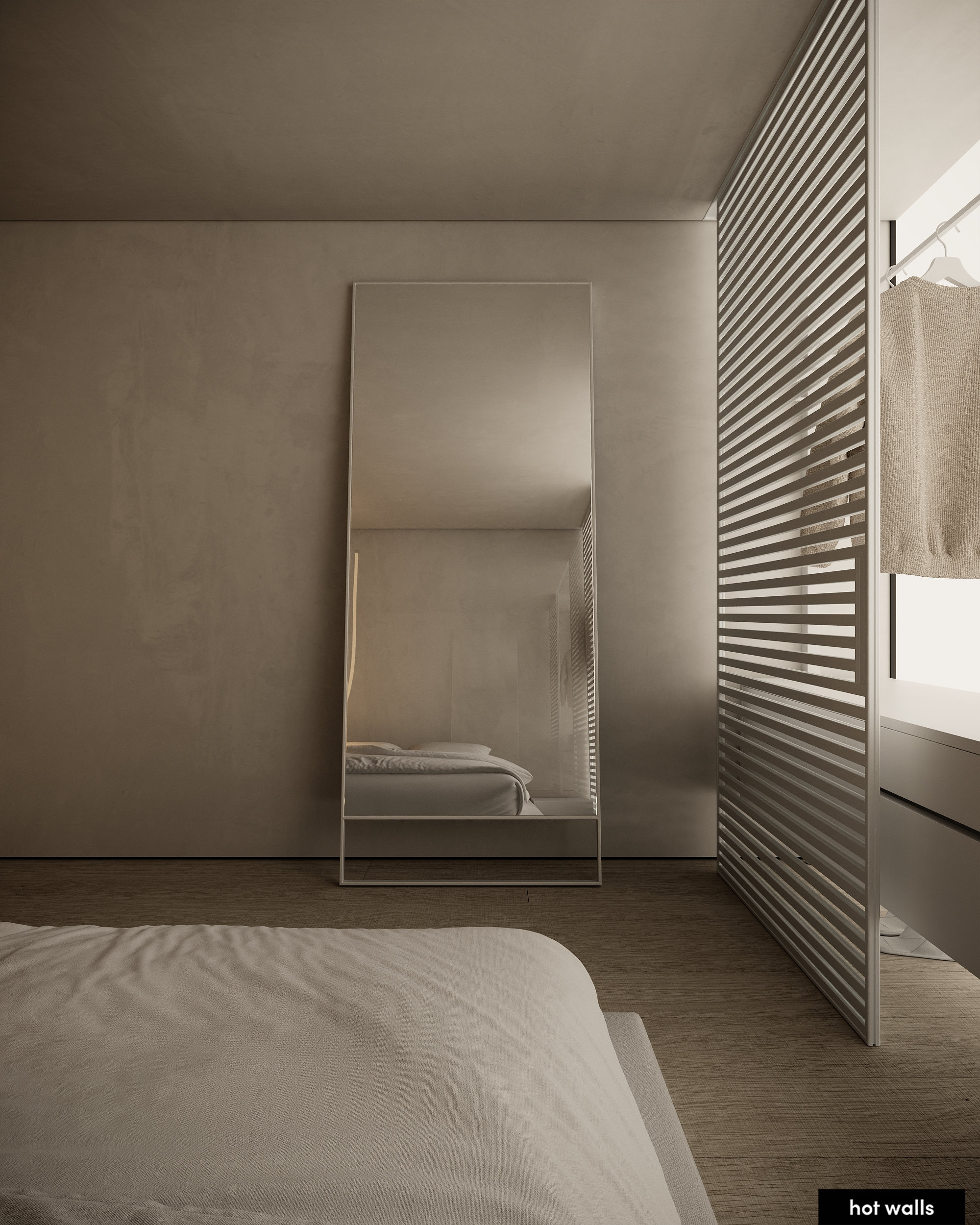 Детальная отделка стен и потолка