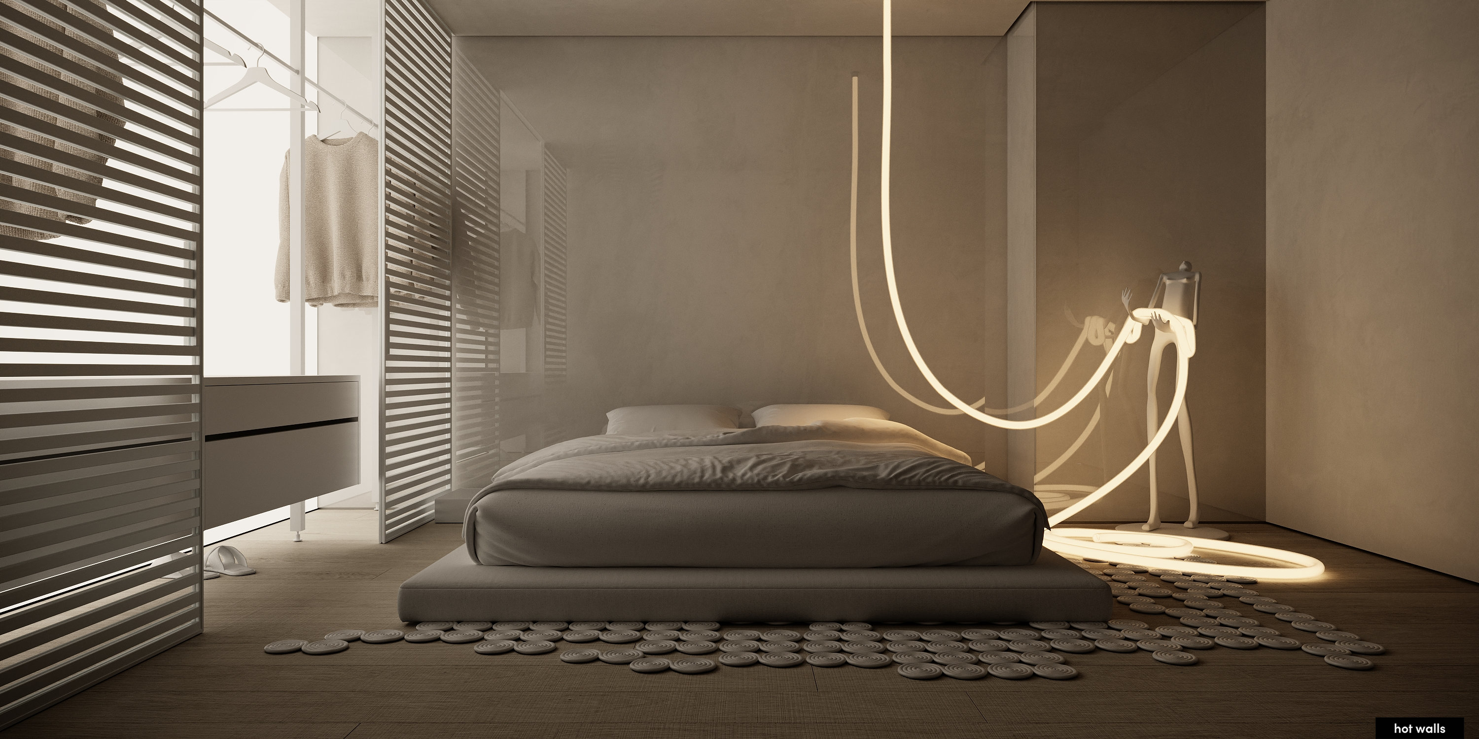 Современный интерьер квартиры HIDE 189 с элегантным дизайном и качественными материалами