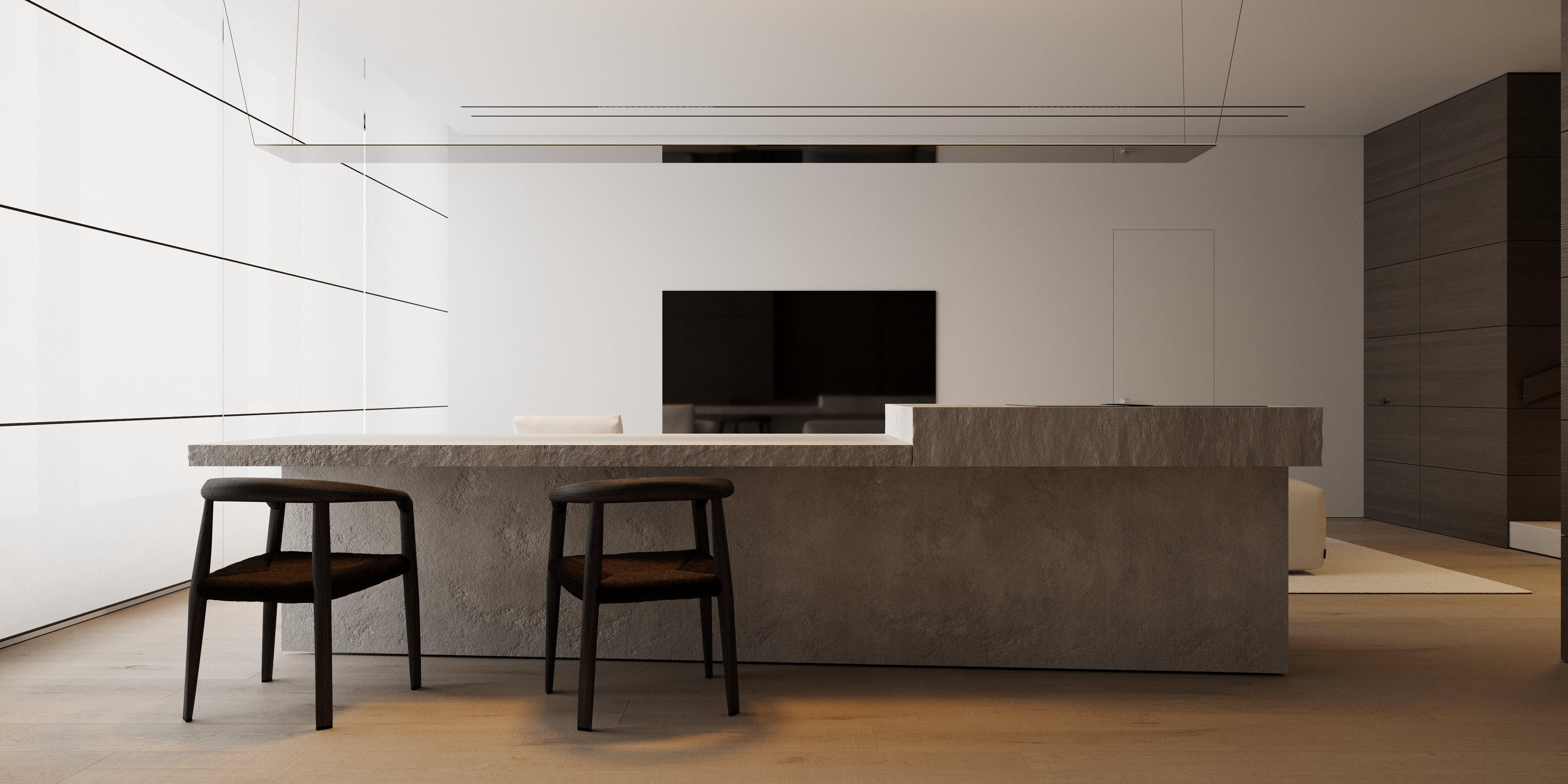 Освещение и современные элементы