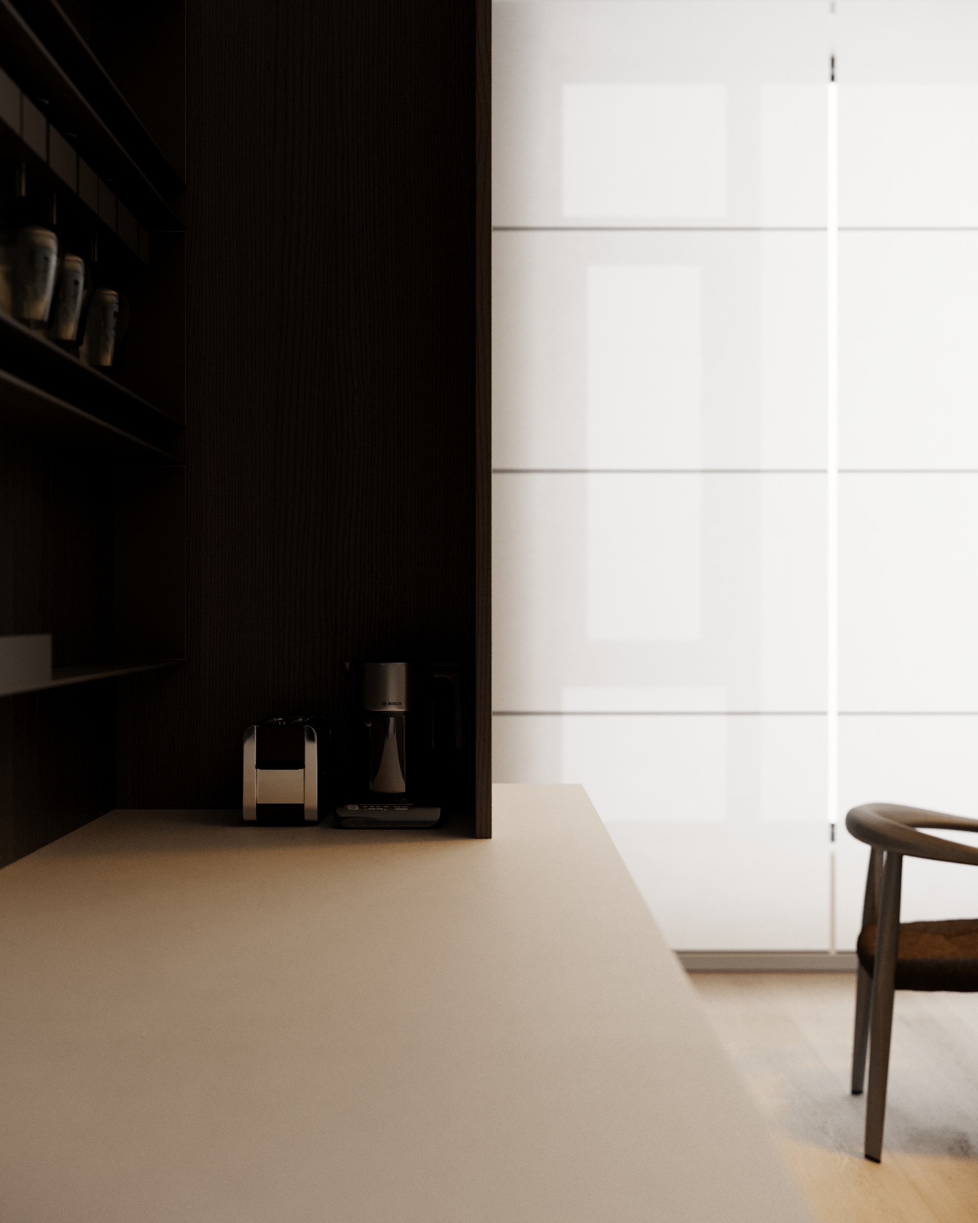 Уютный интерьер квартиры KVERKUS 160 с теплыми тонами и комфортной атмосферой