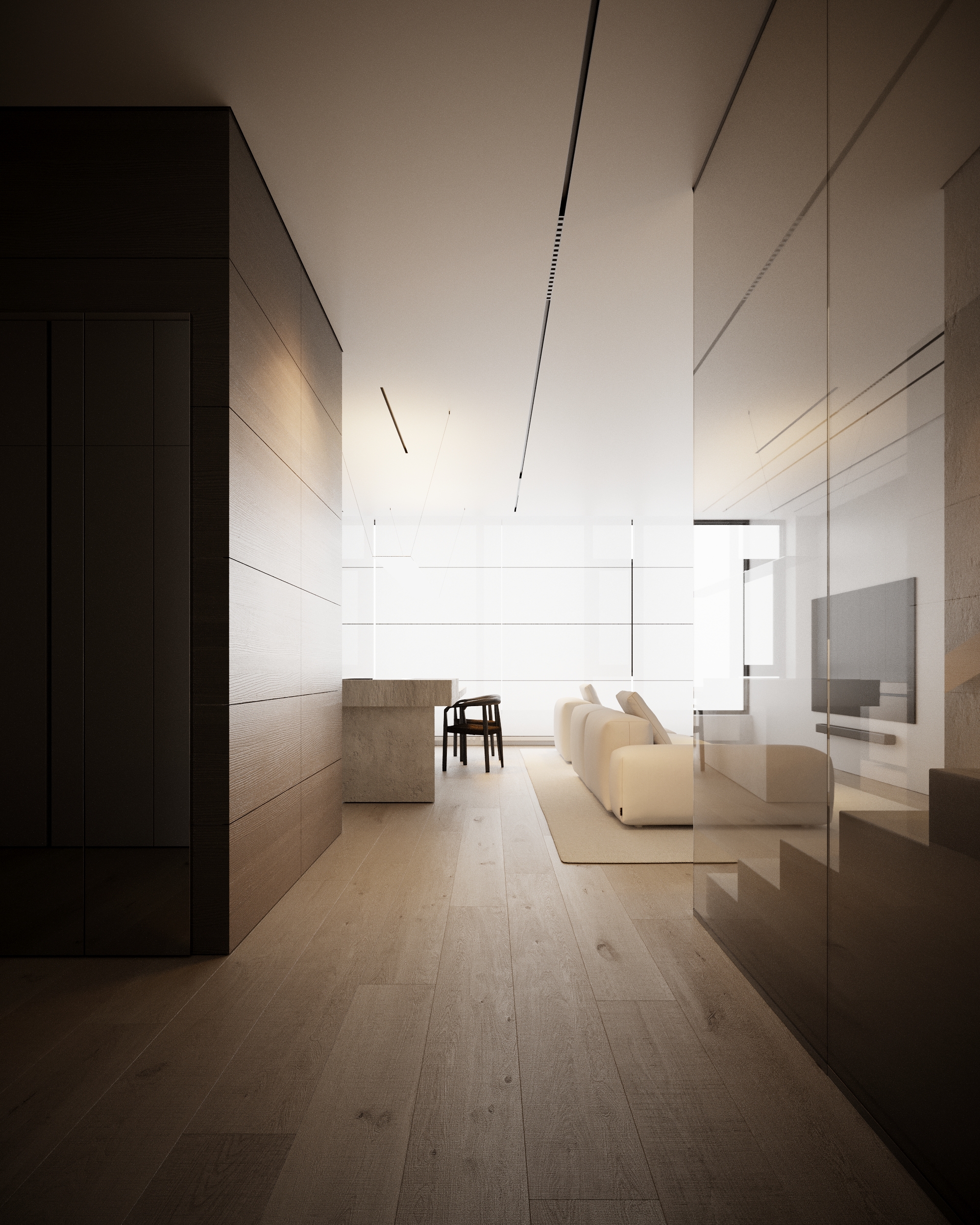 Уютный интерьер квартиры KVERKUS 160 с теплыми тонами и комфортной атмосферой