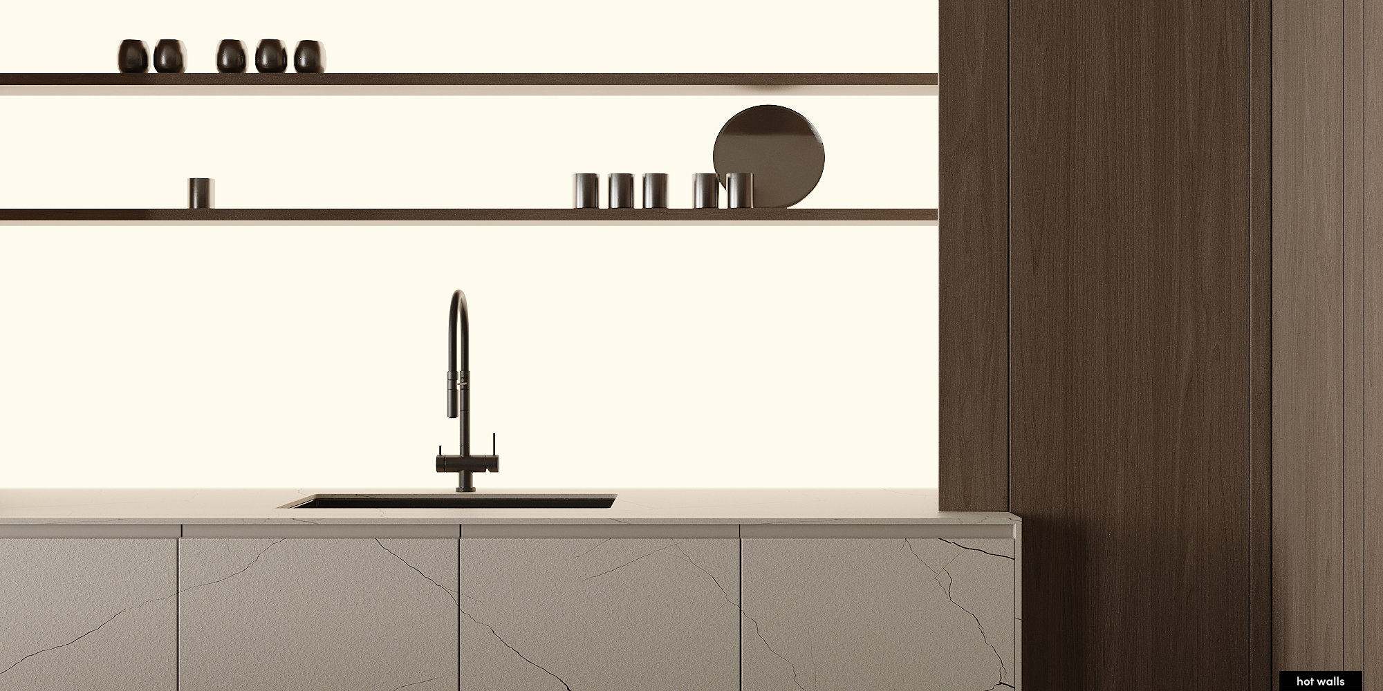 Ванная комната с премиальными материалами