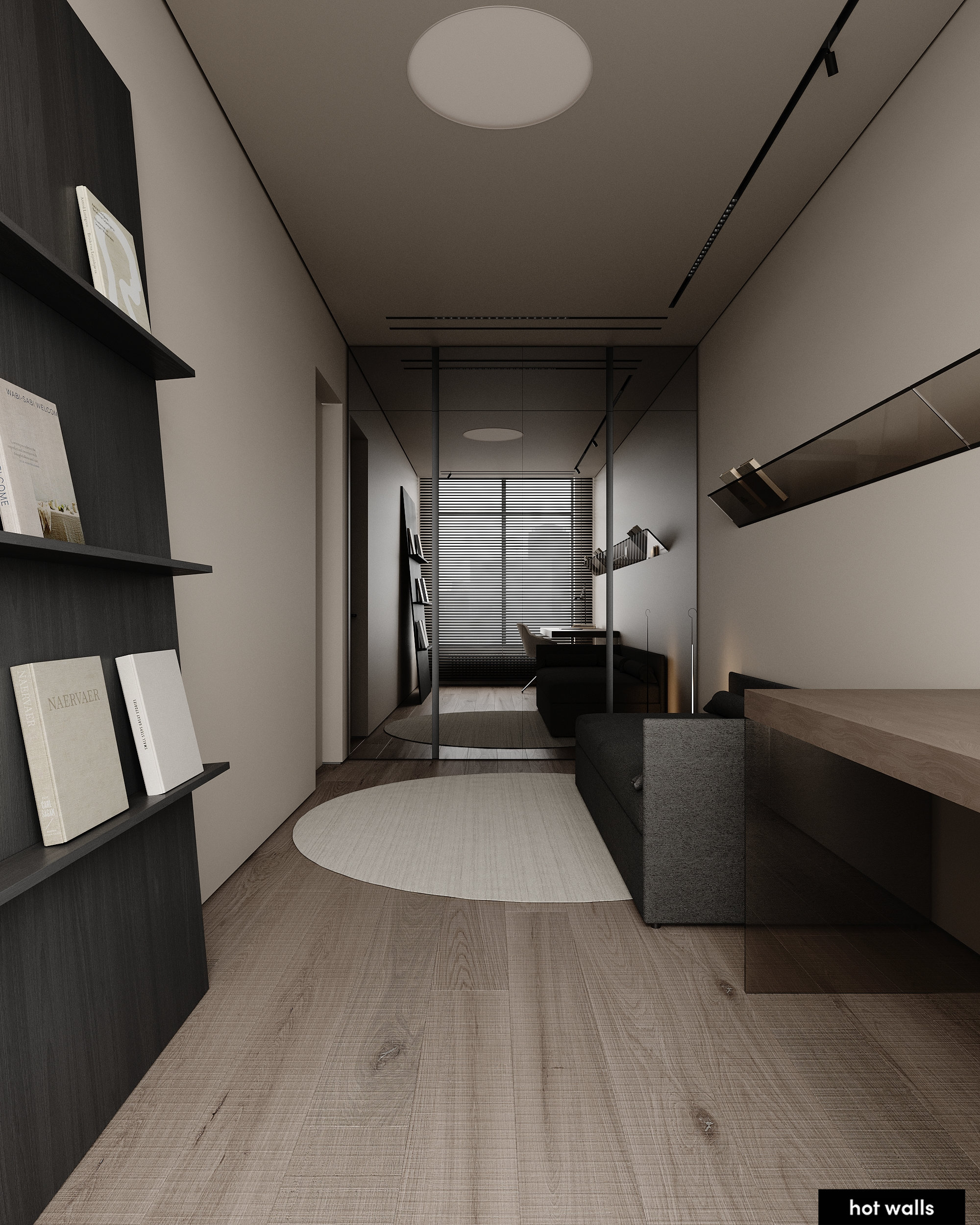 Стильный интерьер дома NEVA HOUSE 150 с современной мебелью и продуманным освещением