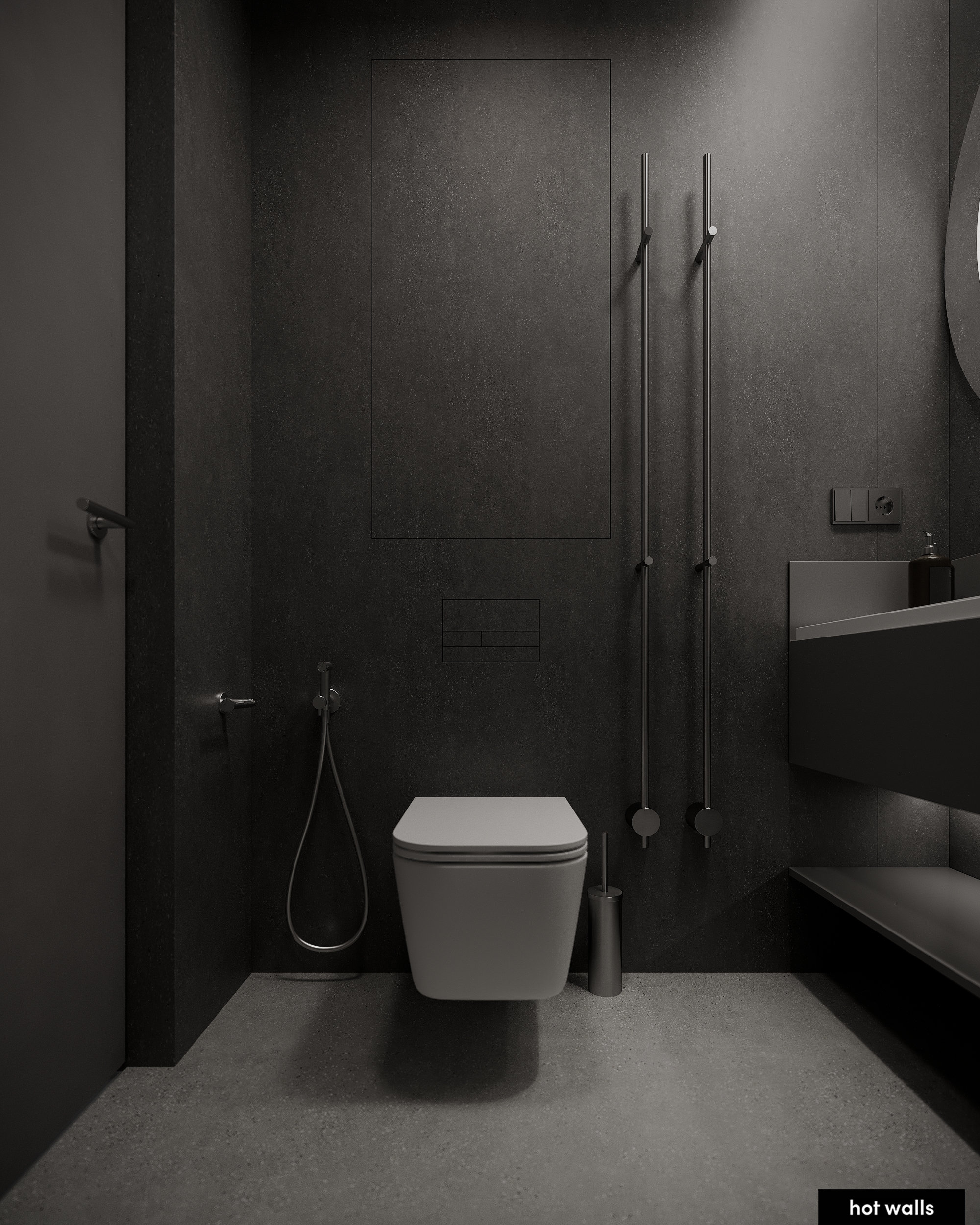 Современный интерьер квартиры PAVELETSKAYA CITY 130 с городским стилем и функциональностью